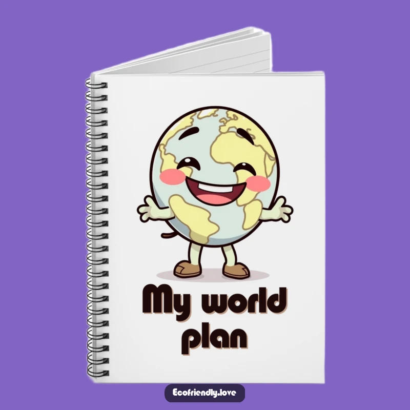 Funny Dancing Earth Notebook: Jot Down Your Global Adventures