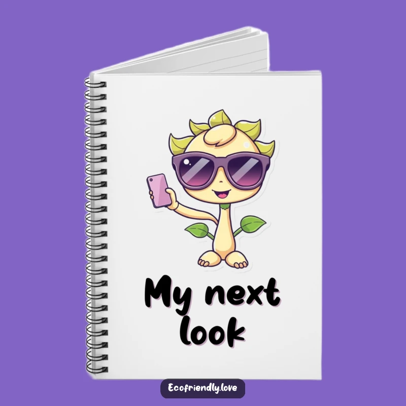 Funny Kawaii Sprout Selfie Notebook: Trendy Journal for Cool Notes and Ideas