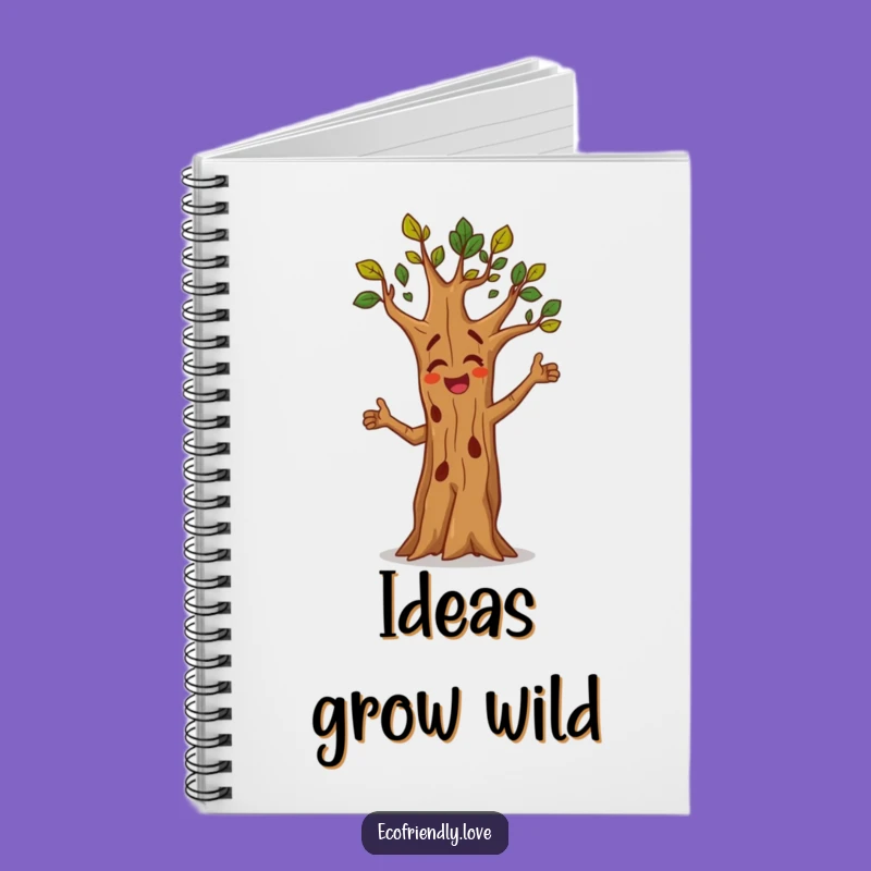 Funny Tree Notebook: Dancing Character, Jot Down Moves, Great Gift!