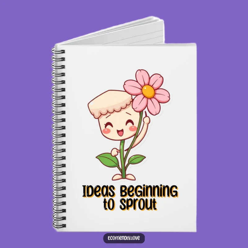 Funny Seedling Notebook: Growth Journal, Blooming Ideas, Great Gift!