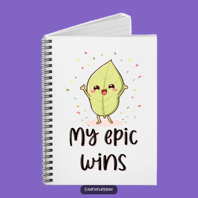 Funny Victory Leaf Notebook: Celebratory Journal for Joyful Notes