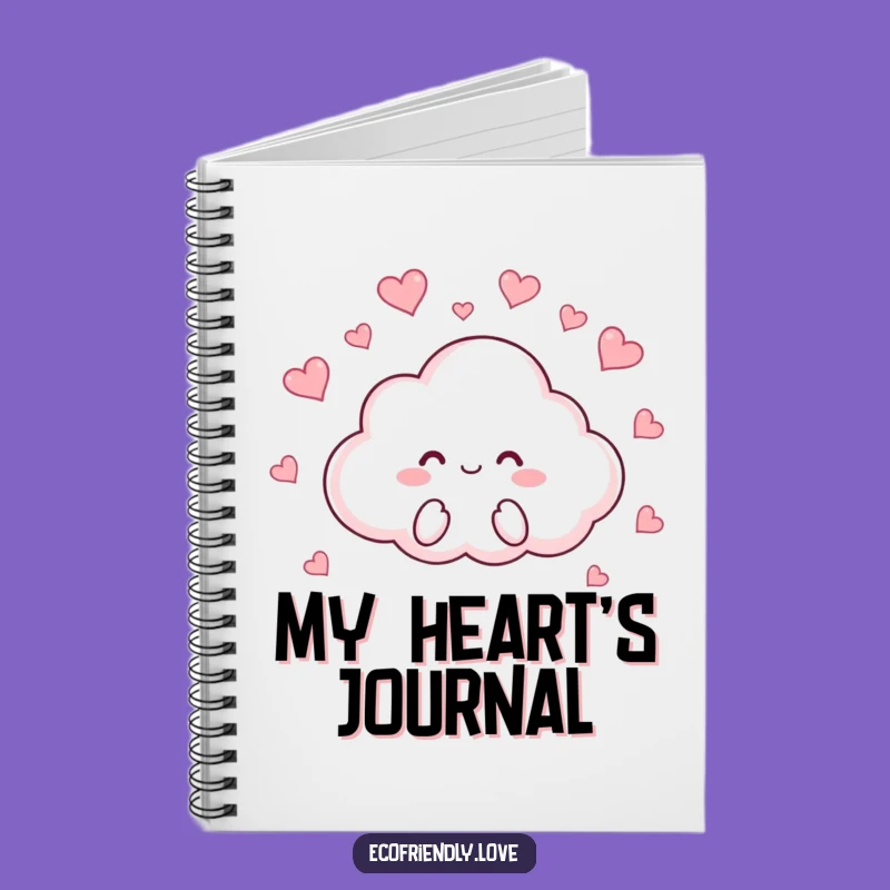 Funny Cloud Hearts Notebook: Journal Your Thoughts with Adorable Style