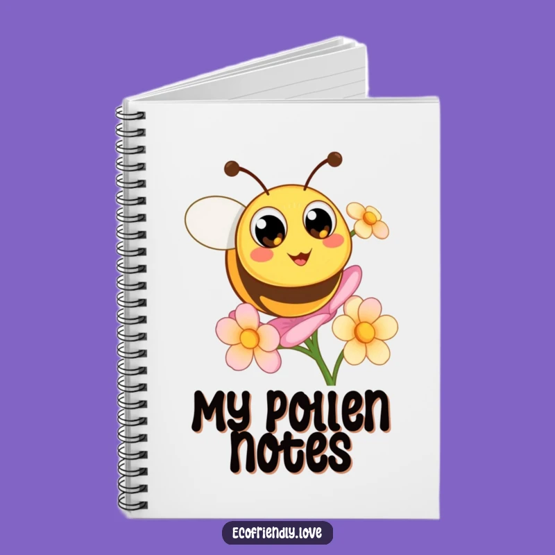 Funny Bee Flower Notebook: Jot Down Sweet Ideas