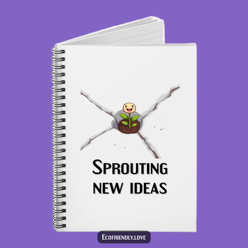 Funny Seedling Notebook: Jot Down Your Determined Thoughts