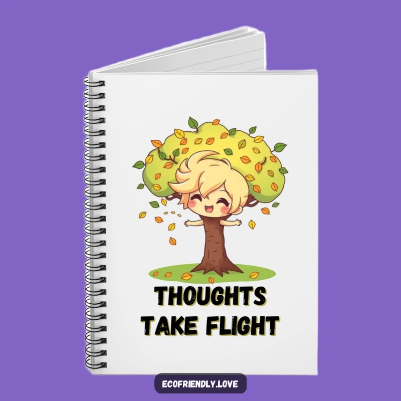 Funny Wind Character Tree Notebook: Jot Down Breezy Ideas