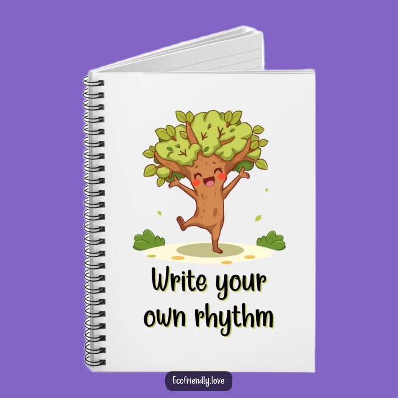 Funny Tree Dance Notebook - Jot Down Ideas with Energy