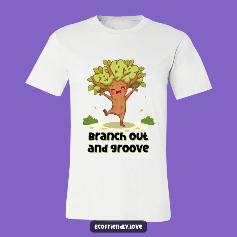 Funny Tree Dance T-Shirt - Express Your Joy with Humorous Style