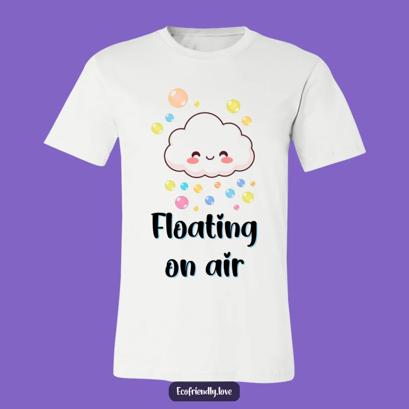 Funny Cloud's Bubble Fun T-Shirt: Wear Your Joy with this Hilarious Gift