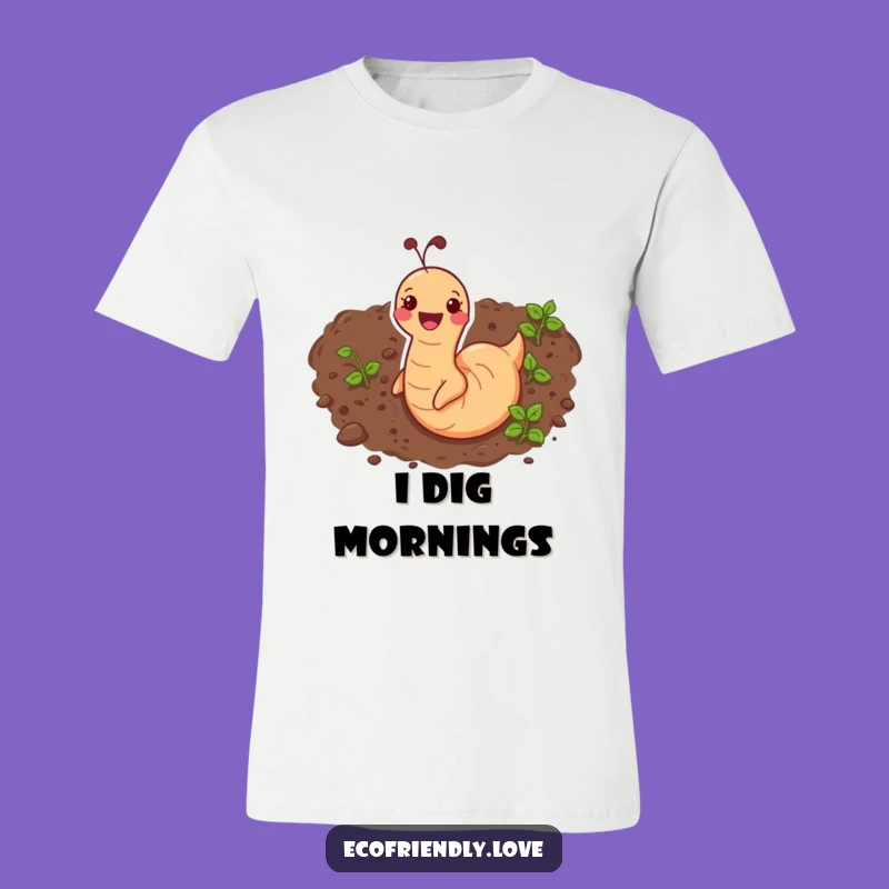Funny Earthworm T-Shirt: Wriggle with Glee, Comfy & Hilarious Gift Shirt
