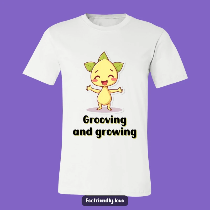 Funny Happy Sprout Dance T-Shirt: Wear Your Excitement