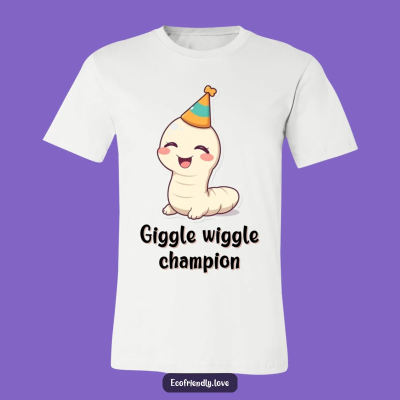 Funny Kawaii Worm Party T-Shirt - Wear Your Giggles!