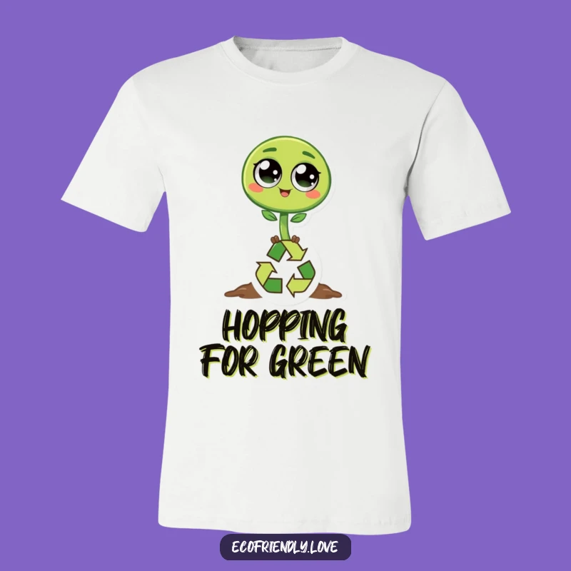 Funny Sprout Recycling T-Shirt: Wear Your Eco-Friendly Fun