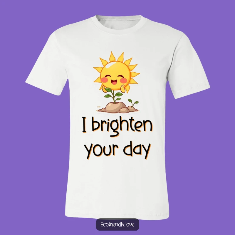 Funny Sun Plant Light T-Shirt: Wear Your Sunshine and Smiles