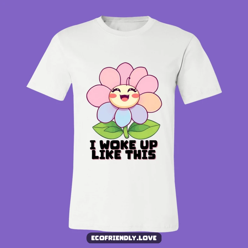 Funny Ecstatic Flower T-Shirt: Wear Your Blooming Happiness Brightly