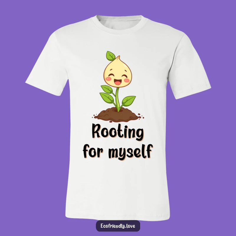 Funny Sprout T-Shirt: Cute Gardener Character, Comfy Tee, Amazing Funny Gift