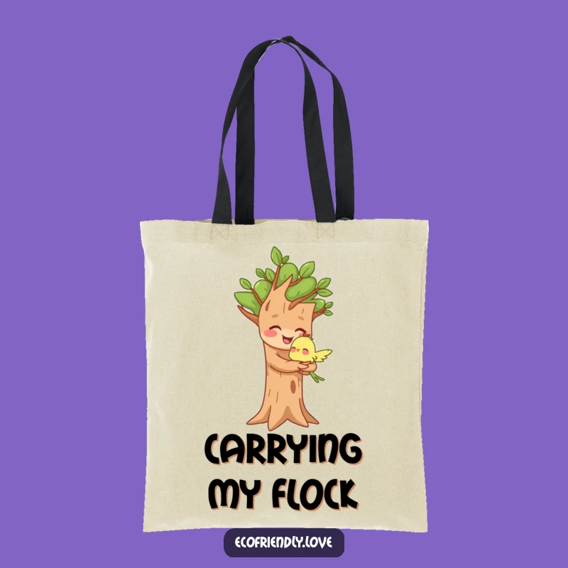 Funny Tree Tote Bag: Nature's Hug, Eco-Friendly Bag, Perfect Funny Gift