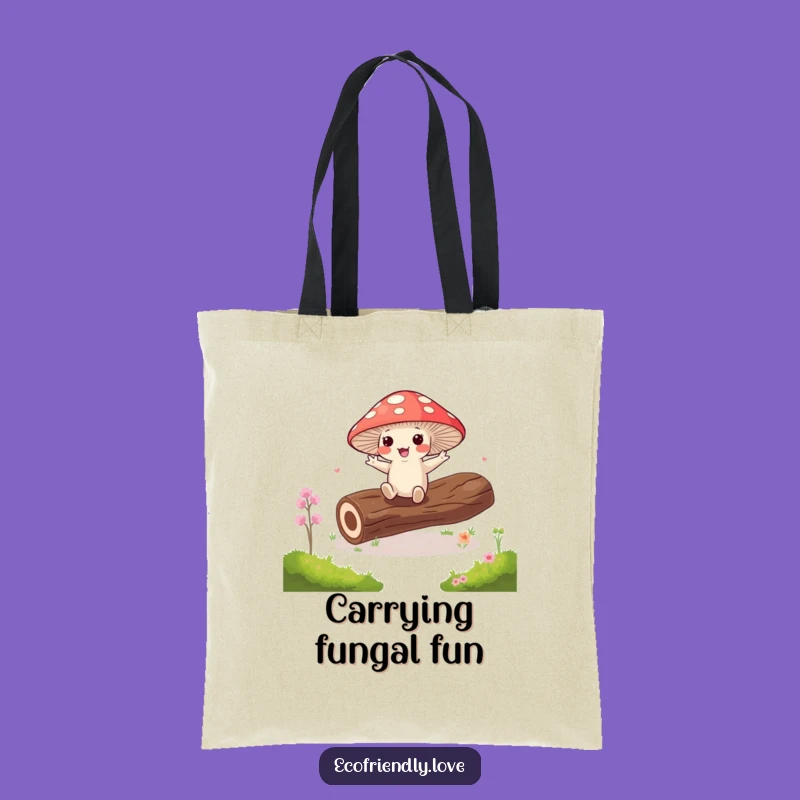 Funny Kawaii Mushroom Jig Tote Bag - Carry Your Groove!