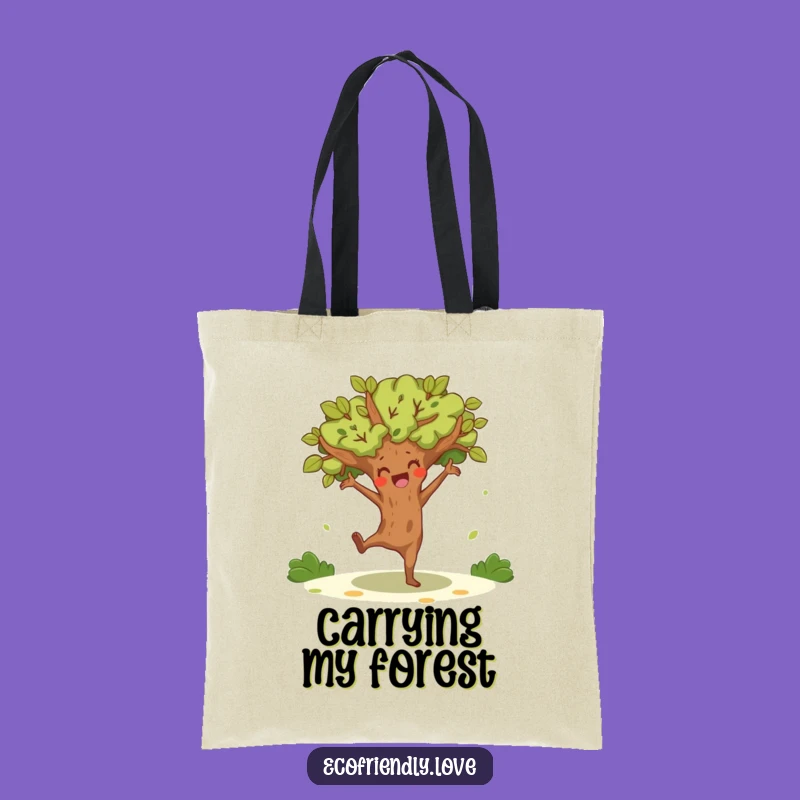Funny Tree Dance Tote Bag - Carry Energy & Humor Everywhere